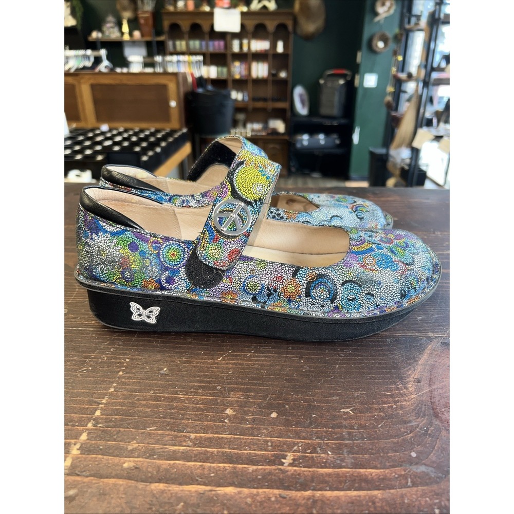 Alegria Women's Shoes Sz 41 / 10.5 Paloma Hippie Chic Dottie Peace PAL-356 - Picture 3 of 9
